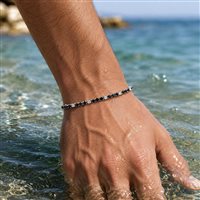 Bracciale Idee Preziose dal 1987 Uomo in Acciaio Zircone IP.B316LB/2 - IP.B316LB/2